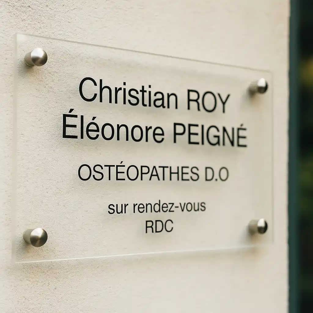 Plaque médicale du cabinet